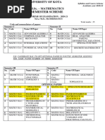 Syllabus M.Sc. (Math) Sem-I, II, III, IV 2021-22