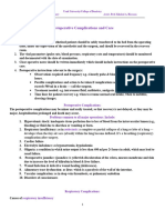 Lecture 14 Postoperative Complications and Care