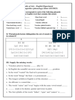 Exam - Phonology - 23