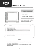 Akai Combo TV ctd1390 - Service - Manual