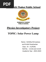 Physics IP Project Kshitika + Srishti