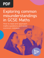 Aqa 8300 TG Misunderstandings