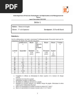 Matière: Théorie de Graphe Classes: 1 Enseignants: El Fayedh Rimeh