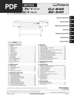 Roland Sc540 Service Manual