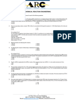 Exercise - Chemical Reaction Engineering