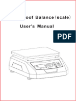 PWT Water Proof Scale Manual