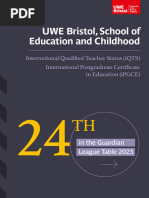 Iqts & Ipgce at Uwe Bristol Uk PDF