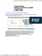 Caterpillar Telehandler Tl642dtl943dtl1055dtl1255d Electrical Hydraulic Diagram 03 2017 en