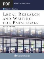 Legal Research and Writing For Paralegals