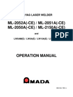 ML 2150A Laser Welders Manual Rev J