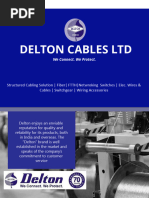 Delton Cables-SCS Product PPT Gujarat LimiInfotech Limited