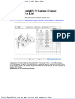 Hangcha Forklift R Series Diesel 5 10t Parts List