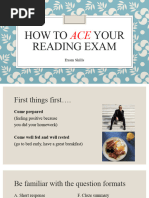 How To Ace Your Reading Exam F4