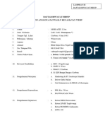 Daftar Riwayat Hidup Panwascam