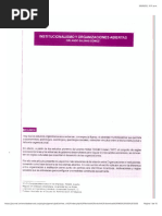 Institucionalismo y Organizaciones Abiertas