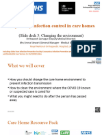 Infection Control For Care Homes Slide Deck 3 Taking Care of Your Environment