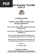 Tariff Order For FY 2022-23 (Vol-2)