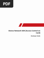 Device Network SDK (Access Control On Card)