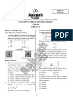 Concept Strengthening Sheet CSS 03 Based On AIATS 03 CF+OYM Physics