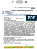 Prof. Belkis Rangel Ingles 1er y 2do Año Diagnostico