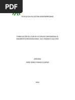 Formulación Del Plan de Acción en Conformidad Al Diagnóstico