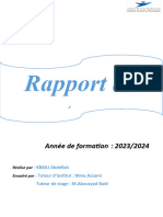 Rapport de Stage Poste Abdellah