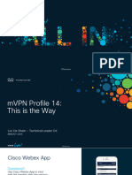 BRKENT-2004 - MVPN Profile14