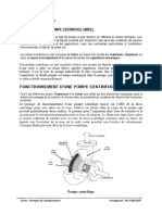 Partie II - Pompes Centrifuges