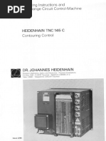 Mounting Instructions and Interchange Circuit Control-Machine Heidenhain TNC 145C Controuring Control 22227723