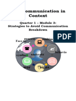 Oralcom Module 3 Week 3 Communication Breakdown