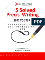 CSS Solved Precis Writing From 2000 To 2023 Agha Zuhaib Khan185