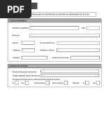 6 - Anexo #6 Formulario de Inscripción Al Registro de Mediadores de Lectura