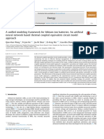 A Unified Modeling Framework For Lithium Ion Batteries