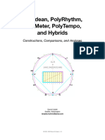 Euclidean, PolyRhythm, PolyMeter, and Hybrids