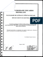 O Papel Da Igreja Catolica Na Busca Da Paz - o Caso de Dom Jaime