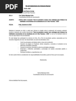 Informe Del Proyecto Del Club de Periodismo Terminado