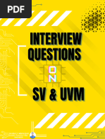 Interview Questions - SV - Uvm-1