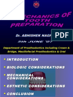 Bio Mechanics of Tooth Preparation