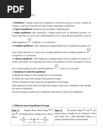 JEE - Physics - Electrostatics - Equilibrium of Charge