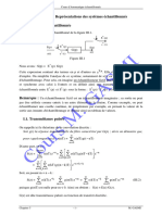 Chapitre 3: Représentations Des Systèmes Échantillonnés I. Transmittance Échantillonnée