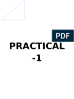 Practical 1