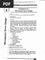 Experiment 04 BME Screw Gauge