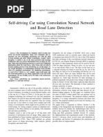 Self-Driving Car Using Convolution Neural Network and Road Lane Detection