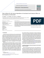 (Done 5) Mechanical and Chemical Effects On The Frequency of Ultrasonic