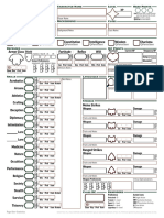 Pathfinder 2e Remaster Character Sheet