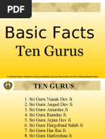 Basic Facts Ten Gurus