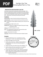 Estimating Individual Tree Volume