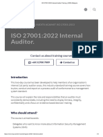 ISO 27001 - 2013 Internal Auditor