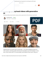 Creating Talking Head Videos With Generative AI - by Sau Sheong