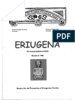 Eriugena Bulletin Ix